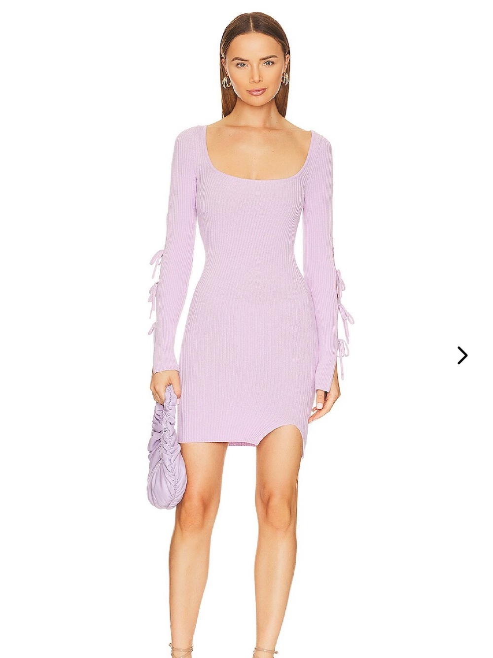 Lovers and friends ABEL TIE MINI KNIT DRESS